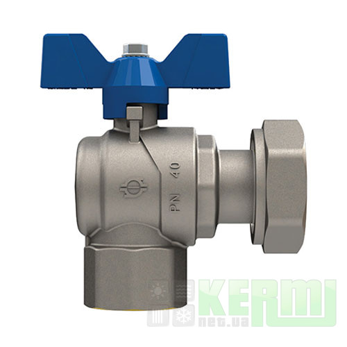 F.I.V. Кран шаровый угловой Evolution ВР-НГ "бабочка"