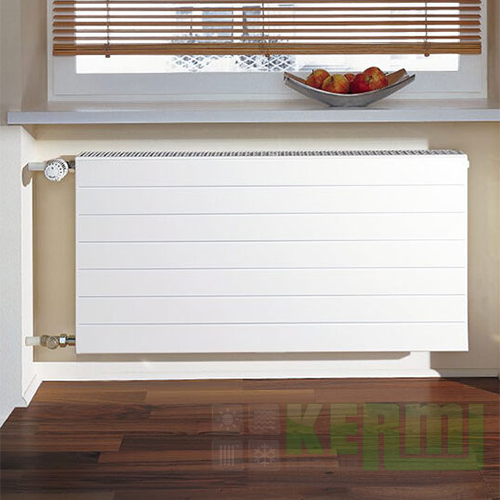 Стальной радиатор KERMI Line-K PLK 22 605х3005 боковое подключение