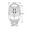 Размеры Термостат IMI Heimeier K 6000-00.500 