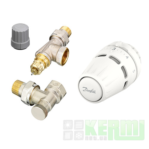 Комплект для радиатора осевой 1/2", Danfoss Комплект для радиатора осевой 1/2", Danfoss