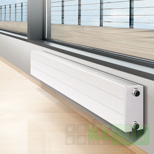 Стальной радиатор KERMI Line-K PLK 22 205х2605 боковое подключение