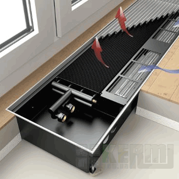 Конвектор с принудительной конвекцией Kermi KRN41 217x130x2200