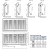 Стальной радиатор PURMO C 11 600x 600 боковое подключение
