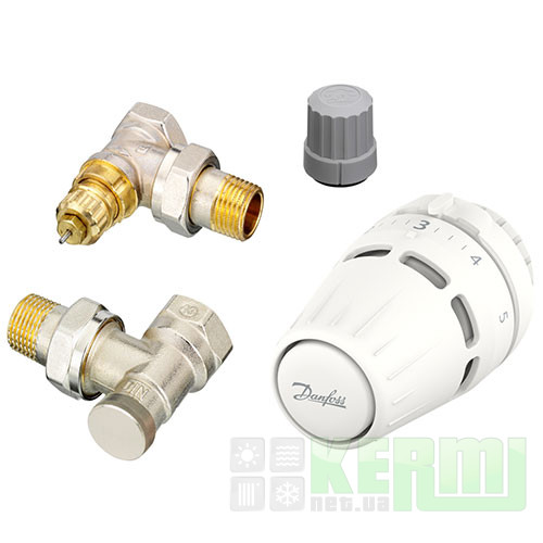 Комплект радиаторный Danfoss, угловой